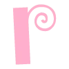 Стикер 51 pastel letters