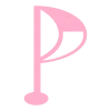 Стикер 18 pastel letters