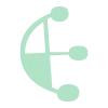 Стикер 6 pastel letters