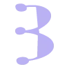 Стикер 9 pastel letters