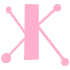 Стикер 8 pastel letters
