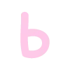 Стикер 29 pastel font