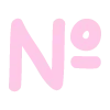 Стикер 60 pastel font