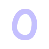 Стикер 59 pastel font