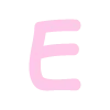 Стикер 6 pastel font