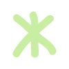 Стикер 8 pastel font