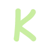 Стикер 12 pastel font