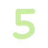 Стикер 54 pastel font