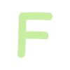 Стикер 35 pastel font