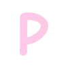 Стикер 18 pastel font