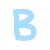 Стикер 3 pastel font
