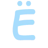 Стикер 7 pastel font