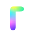 🔠 Эмодзи «Радужные буквы» для Telegram
