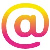 💛 Эмодзи «Яркие жёлто-розовые буквы и значки» для Telegram