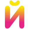 💛 Эмодзи «Яркие жёлто-розовые буквы и значки» для Telegram
