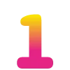 💛 Эмодзи «Яркие жёлто-розовые буквы и значки» для Telegram