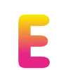 💛 Эмодзи «Яркие жёлто-розовые буквы и значки» для Telegram