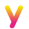💛 Эмодзи «Яркие жёлто-розовые буквы и значки» для Telegram
