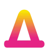 💛 Эмодзи «Яркие жёлто-розовые буквы и значки» для Telegram