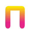 💛 Эмодзи «Яркие жёлто-розовые буквы и значки» для Telegram