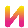 💛 Эмодзи «Яркие жёлто-розовые буквы и значки» для Telegram