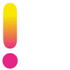 💛 Эмодзи «Яркие жёлто-розовые буквы и значки» для Telegram