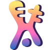 🔠 Эмодзи «bright alphabet 6» для Telegram