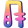 🔠 Эмодзи «bright alphabet 6» для Telegram