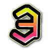 Стикер 31 bright alphabet 7