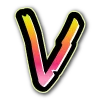 Стикер 56 bright alphabet 7