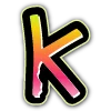 Стикер 45 bright alphabet 7