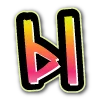 Стикер 29 bright alphabet 7