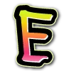 Стикер 6 bright alphabet 7