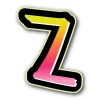 Стикер 60 bright alphabet 7