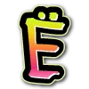 Стикер 7 bright alphabet 7