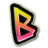 Стикер 3 bright alphabet 7