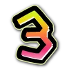 Стикер 9 bright alphabet 7
