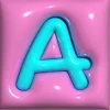 Стикерпак 3D алфавит для Telegram