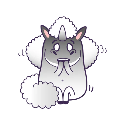 😳 Стикер «Bright Unicorns» для Telegram