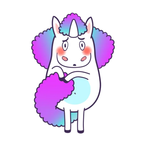 ☺️ Стикер «Bright Unicorns» для Telegram