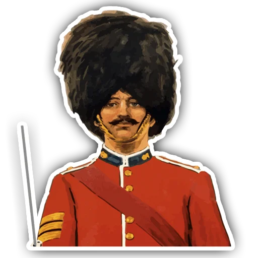 💂 Стикер «london royals» для Telegram