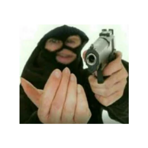 🔫 Стикер «с кайфом» для Telegram
