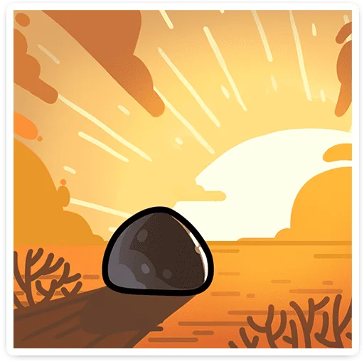 🌅 Стикер «Брок» для Telegram