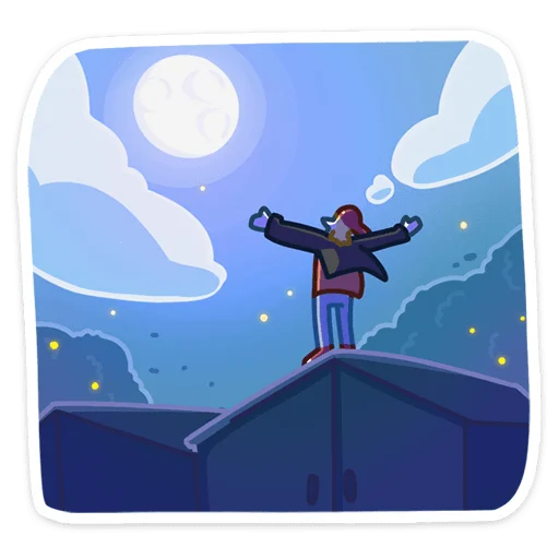 🌃 Стикер «Пацаны» для Telegram