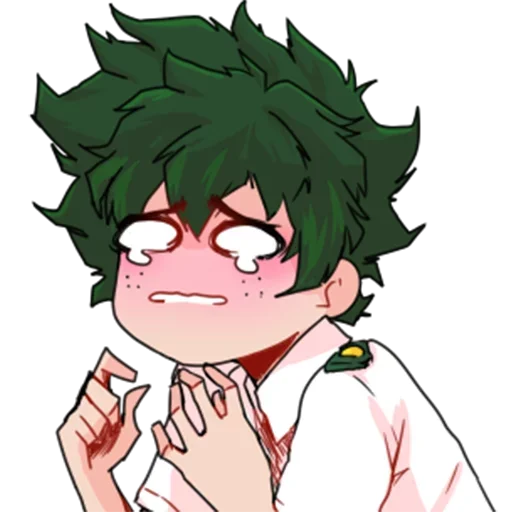 🌿 Стикер «Midoriya» для Telegram
