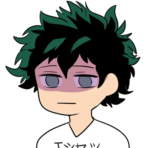 🌿 Стикер «Midoriya» для Telegram