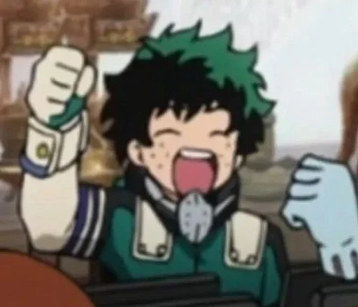 🌿 Стикер «Midoriya» для Telegram