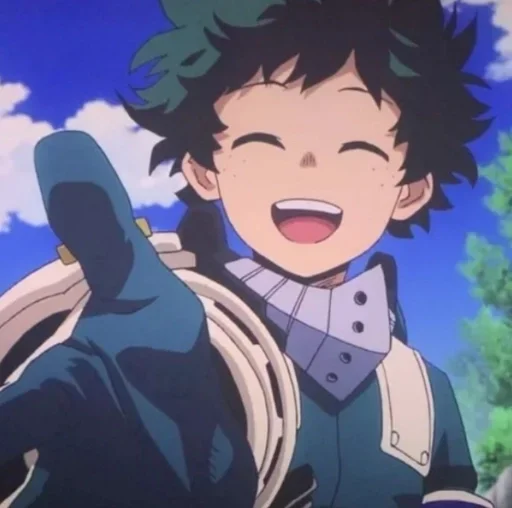 🌿 Стикер «Midoriya» для Telegram
