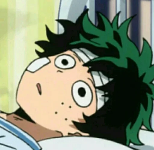 🌿 Стикер «Midoriya» для Telegram