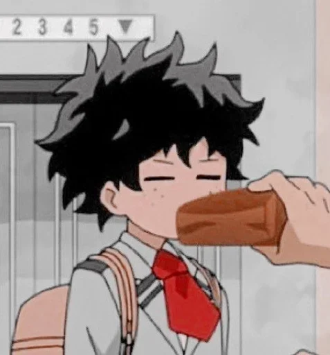 🌿 Стикер «Midoriya» для Telegram